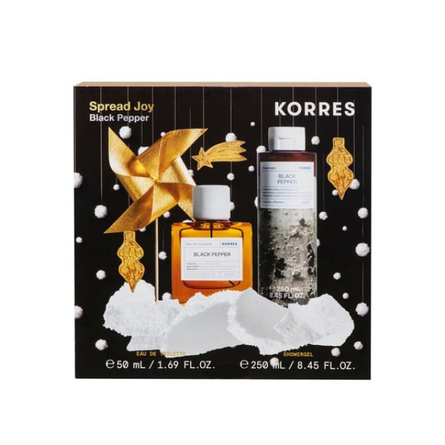 Korres Promo Spread Joy με Black Pepper Eau De Toilette Ανδρικό Άρω...