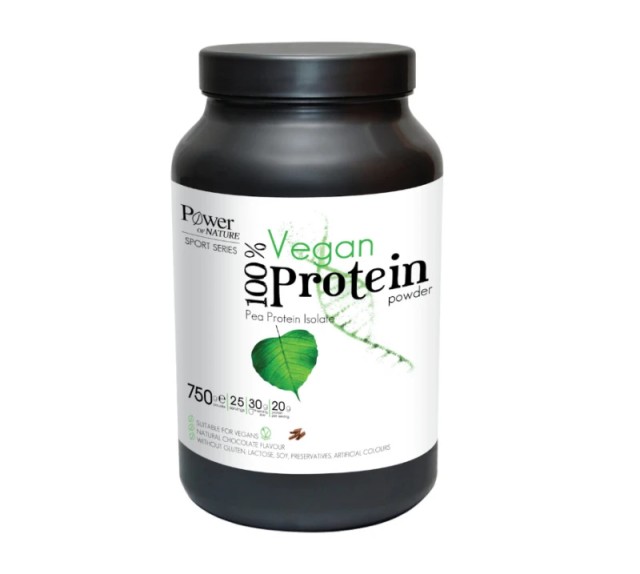 Power Of Nature Sport Series 100% Vegan Protein Σοκολάτα, 750gr