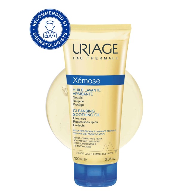 Uriage Xemose Cleansing Oil Καταπραϋντικό Λάδι Καθαρισμού, 200ml