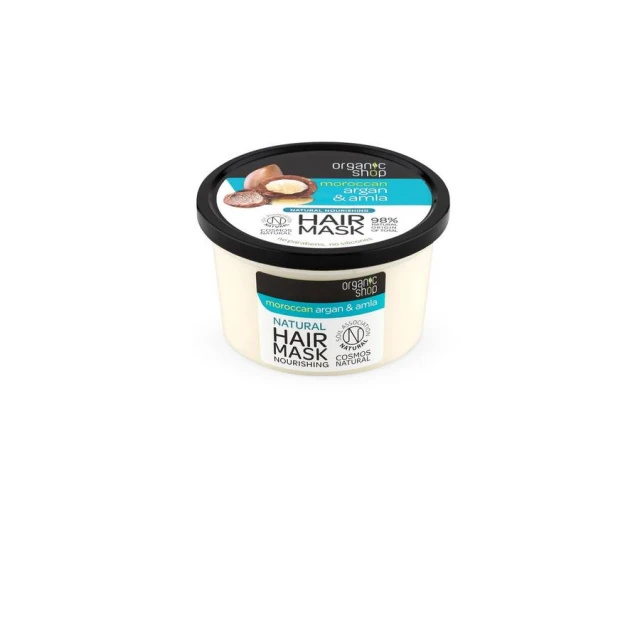 Natura Siberica Organic Shop Moroccan Argan & Amla Nourishing Mask, Double...