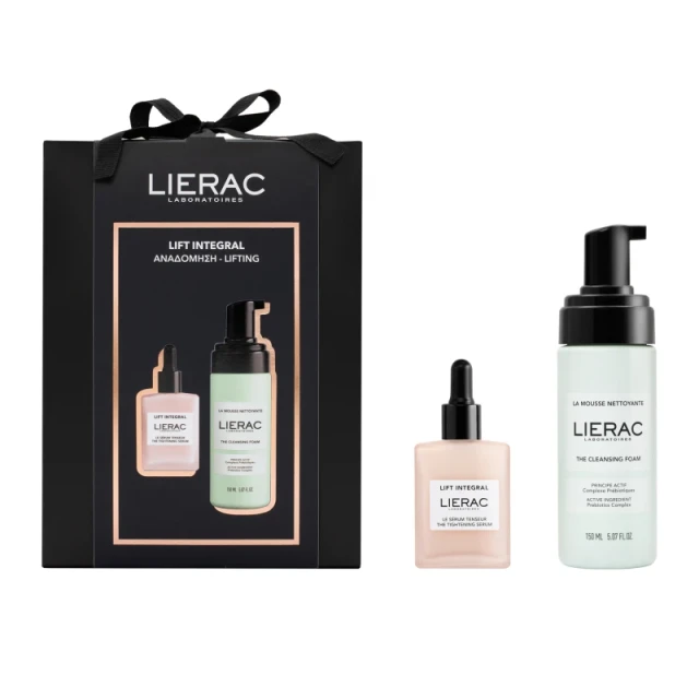 Lierac Set Lift Integral The Tightening Serum 30ml + The Cleansing ...