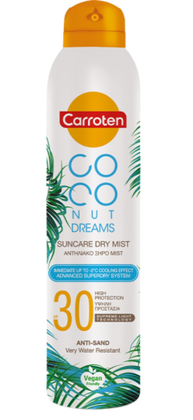 Carroten Mist Spray Coco Dry SPF 30, 200ml