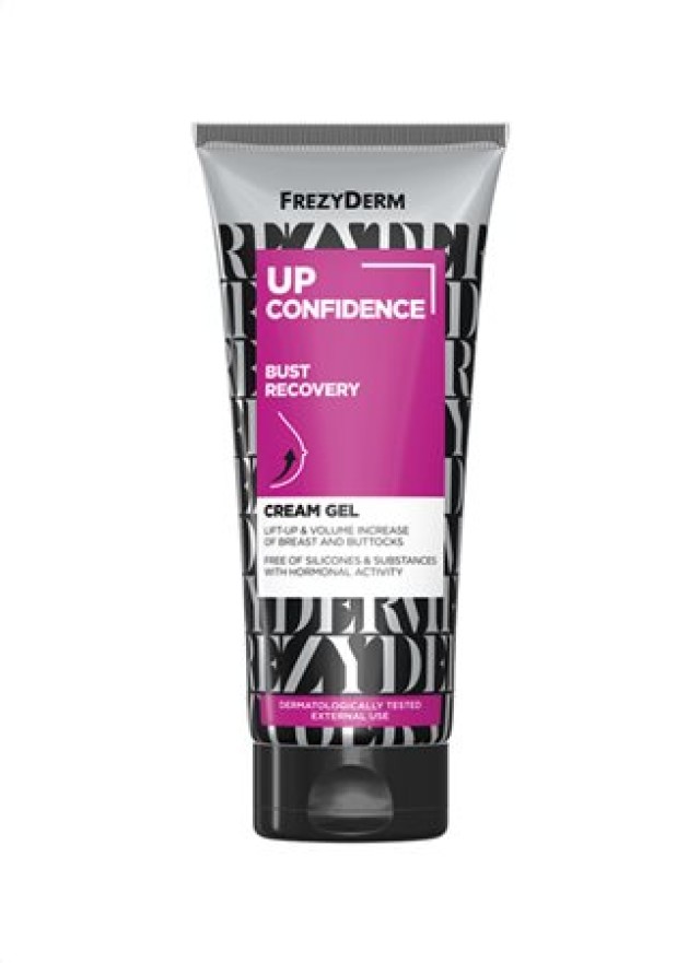 Frezyderm UP Confidence Bust Recovery Cream Gel Κρέμα Τζελ Για Ανόρθωση & Αύξηση Όγκου Στήθους & Γλουτών, 200ml