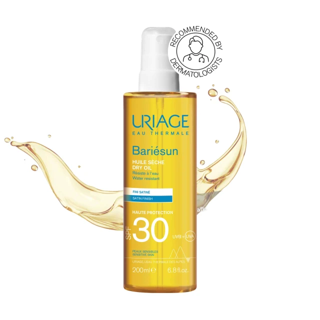 Uriage Bariesun Dry Oil Αδιάβροχο Αντηλιακό Λάδι για το Σώμα SPF30 σε Spray, 200ml