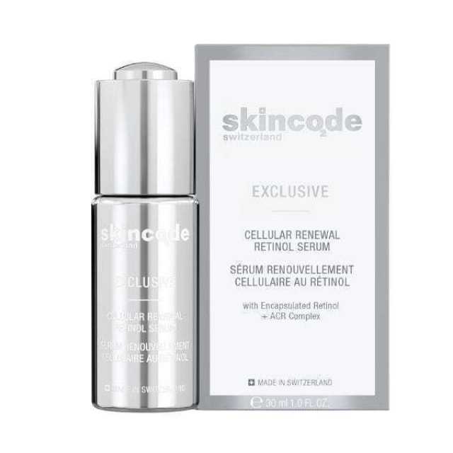 Skincode Exlusive Cellular Renewal Retinol Serum Ισχυρός Αντιρυτιδικός Λειαντικός Ορός Ρετινόλης, 30 ml