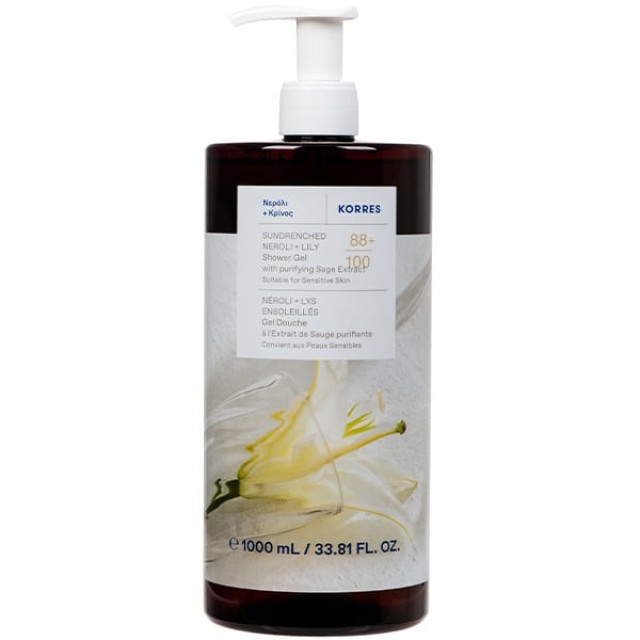 Korres Neroli & Lily Shower Gel Αφρόλουτρο με Άρωμα Νερόλι & Κρίνο,...