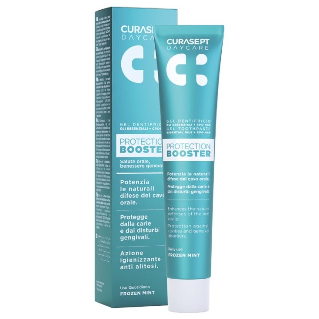 Curasept Protection Booster Gel Toothpaste Οδοντόκρεμα Frozen Mint, 75ml