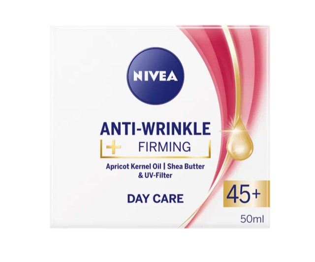 Nivea Anti Wrinkle + Firming Day Care 45+ Αντιρυτιδική - Συσφικτική Κρέμα Ημέρας, 50ml