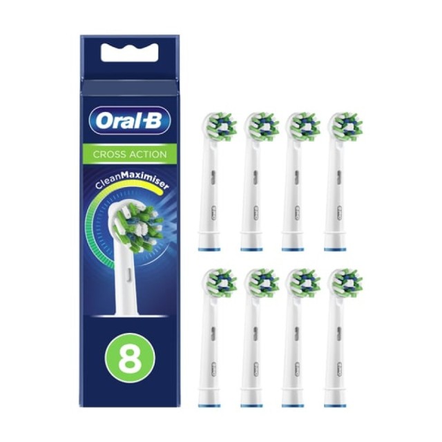 Oral-B CrossAction Ανταλλακτικές Κεφαλές Ηλεκτρικής Οδοντόβουρτσας,...