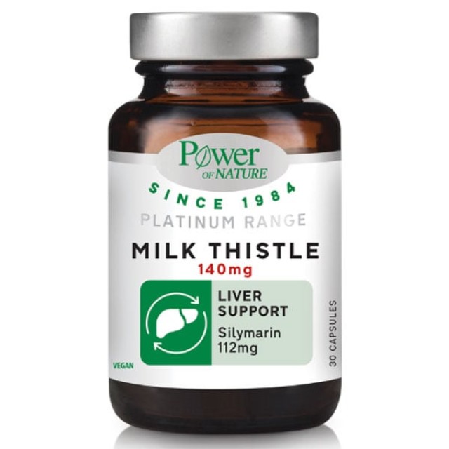 Power Health Platinum Milk Thistle 140mg, 30 Κάψουλες