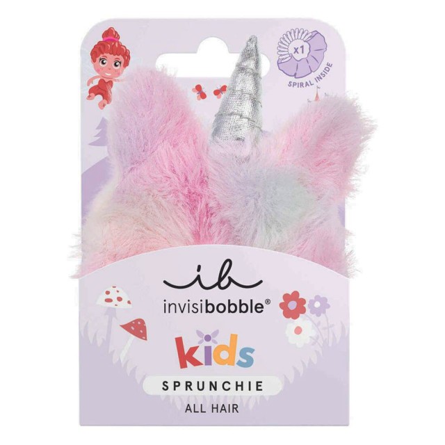 Invisibobble Kids Sprunchie Unicorn Παιδικό Λαστιχάκι Μαλλιών, 1 Τεμάχιο