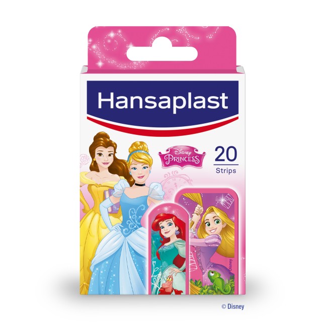 Hansaplast Princess Kids Αυτοκόλλητα Επιθέματα Παιδικά, 20 Τεμάχια