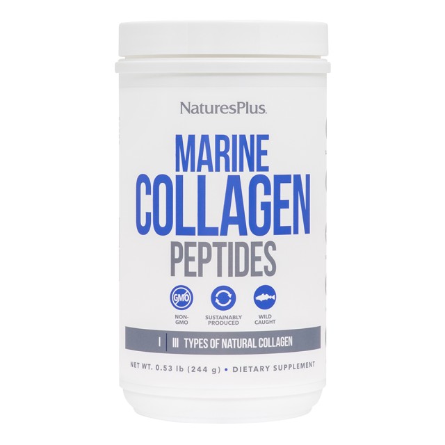 Natures Plus Marine Collagen Peptides Πεπτίδια Κολλαγόνου, 244gr