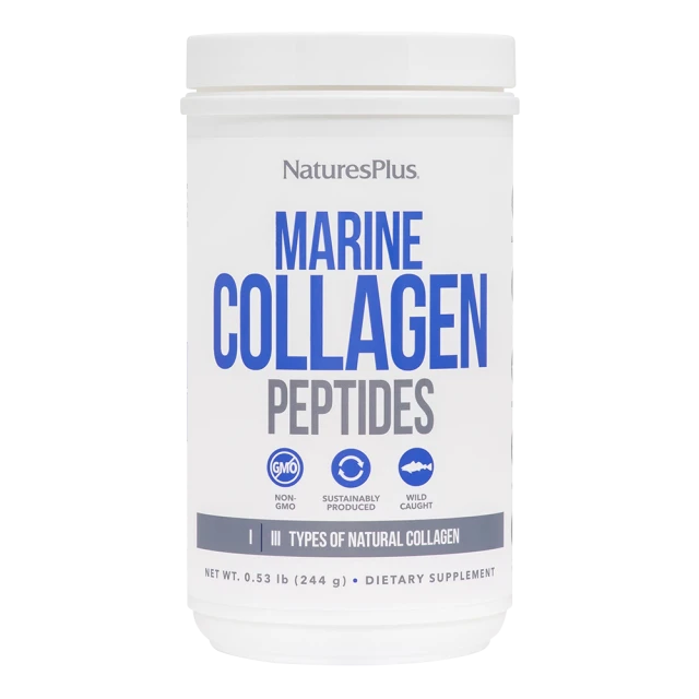 Natures Plus Marine Collagen Peptides, 244gr