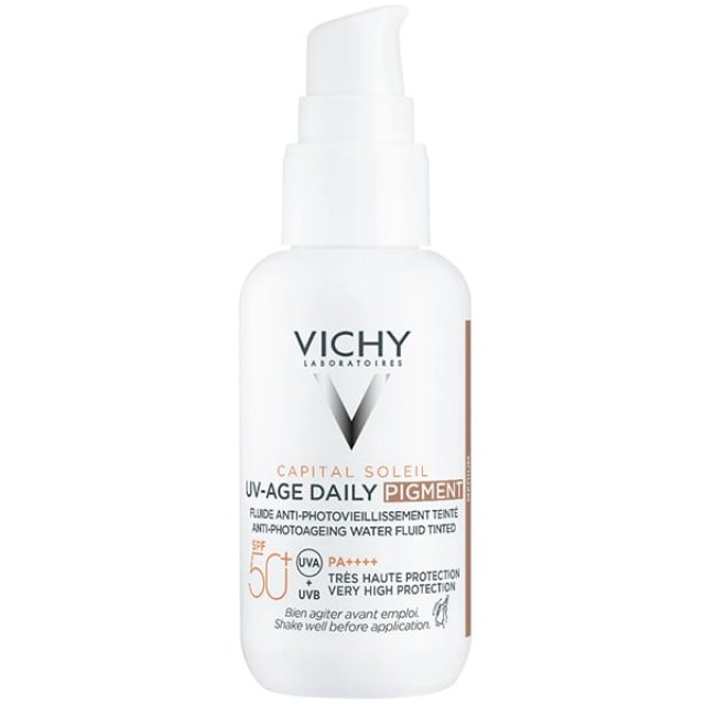 Vichy Capital Soleil UV-AGE Daily Pigment  Medium Shade SPF50+ Αντη...