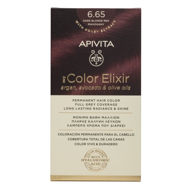Apivita My Color Elixir No6.65 Έντονο Κόκκινο Κρέμα Βαφή