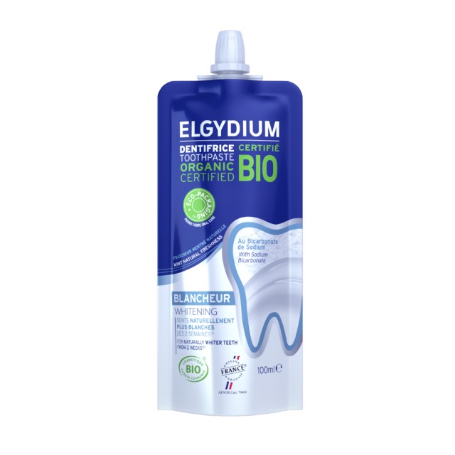 Elgydium Eco-Βio Whitening Oδοντόπαστα Για Φυσικά Πιο Λευκά Δόντια σε Ανακυκλώσιμη Συσκευασία 100ml