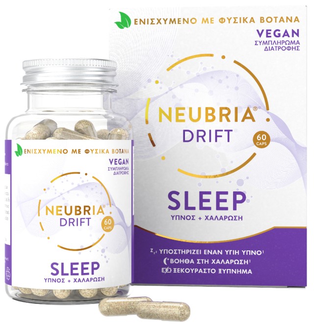 Douni Neubria Drift Sleep Συμπλήρωμα Διατροφής Για Τον Ύπνο Και Την Χαλάρωση, 60 Κάψουλες