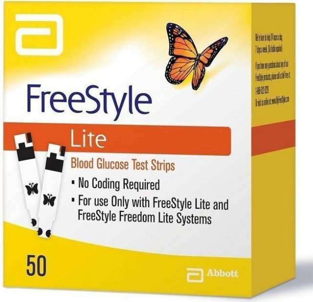 Freestyle Lite Ταινίες Μέτρησης Σακχάρου, 50τμχ
