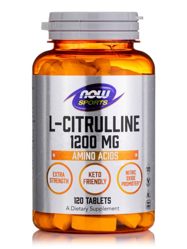 Now Foods L-Citrulline 1200mg, 120 ταμπλέτες