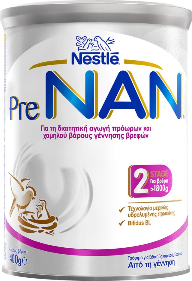 Nestle Γάλα σε Σκόνη Prenan Discharge για Λιποβαρή & Προώρα Μωρά 0m+ 400gr