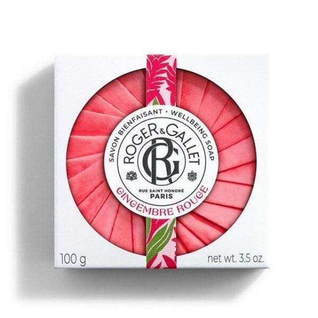 Roger & Gallet Gingembre Rouge Perfumed Soap Bar Γυναικείο Σαπούνι Σώματος με Άρωμα Τζίντζερ, 100g