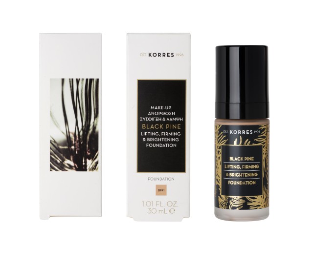 Korres Μαύρη Πεύκη Make-up Για Ανόρθωση, Σύσφιγξη & Λάμψη BPF00, 30ml