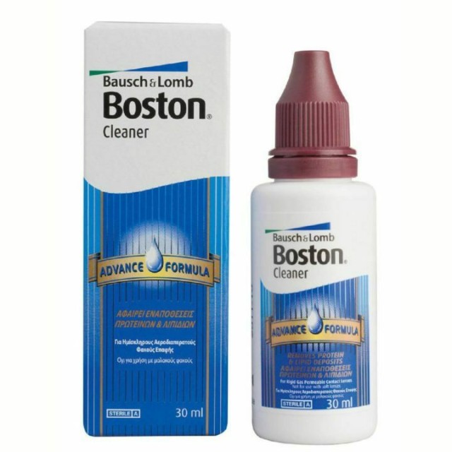 Bausch & Lomb Boston Cleaner Υγρό Καθαρισμού Φακών Επαφής, 30ml