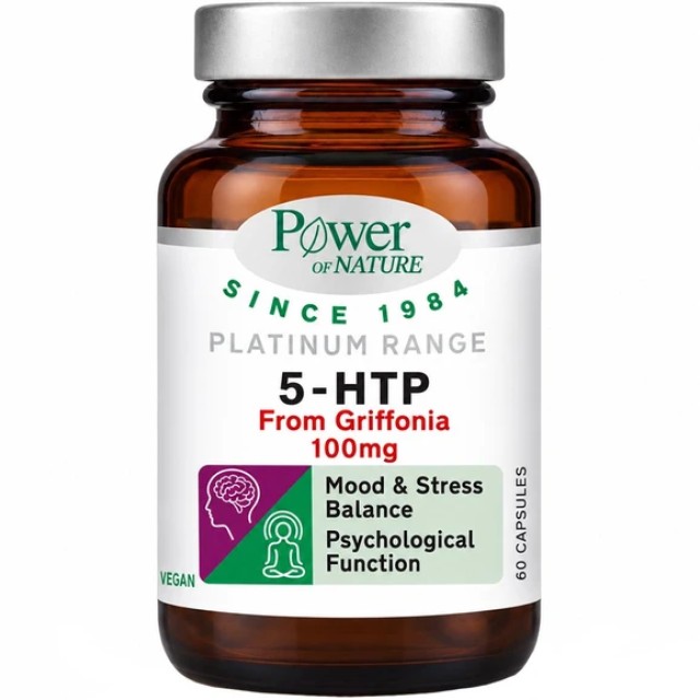Power Health Platinum Range 5-HTP From Griffonia 100mg Συμπλήρωμα Δ...