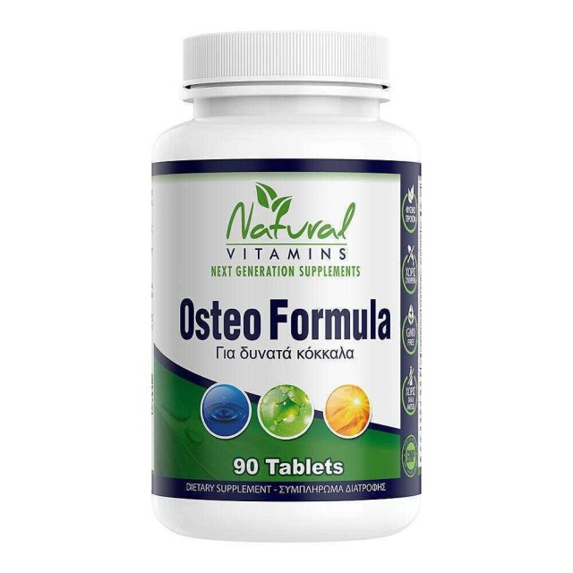Natural Vitamins Osteo Formula, 90tabs