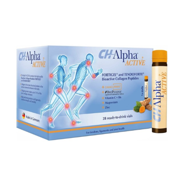 VivaPharm CH Alpha Active Συμπλήρωμα Διατροφής για Υγιείς Τένοντες και Συνδέσμους, 28x30ml