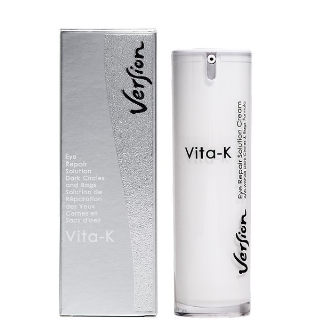Version Vita-K Eye Repair Solution / Dark Circles and Bags Αντιρυτιδική Κρέμα Ματιών, 30ml