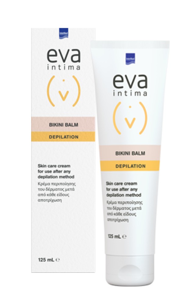 Eva Intima Bikini Balm Depilation Κρέμα Για Την Ανακούφιση Και Προστασία Του Δέρματος Μετά Την Αποτρίχωση, 125ml