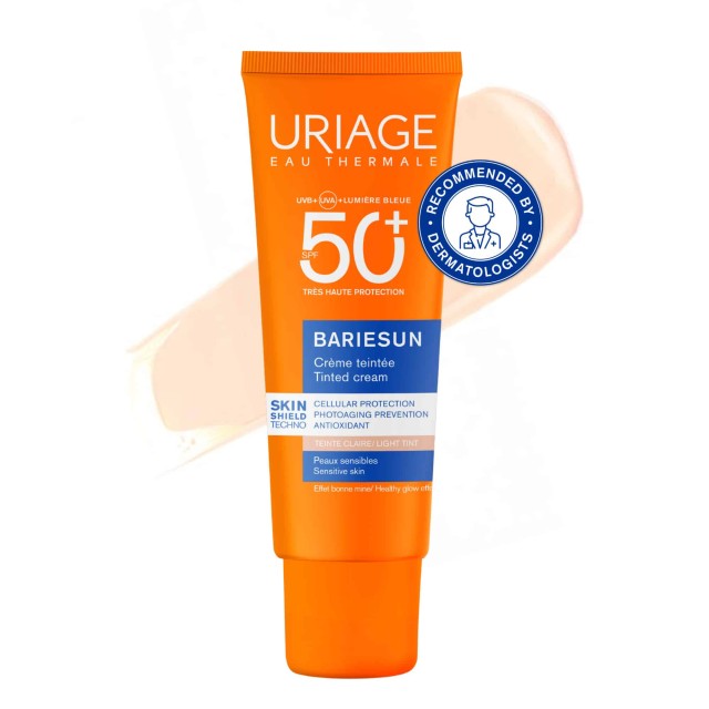 Uriage Bariesun Tinted Cream Fair Tint Αντηλιακή Κρέμα Προσώπου με ...