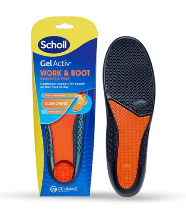 Scholl GelActiv Πάτοι για Υποδήματα Εργασίας Small, 1ζευγάρι