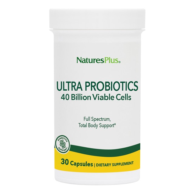 Natures Plus Ultra Probiotics, 30 Φυτικές Κάψουλες