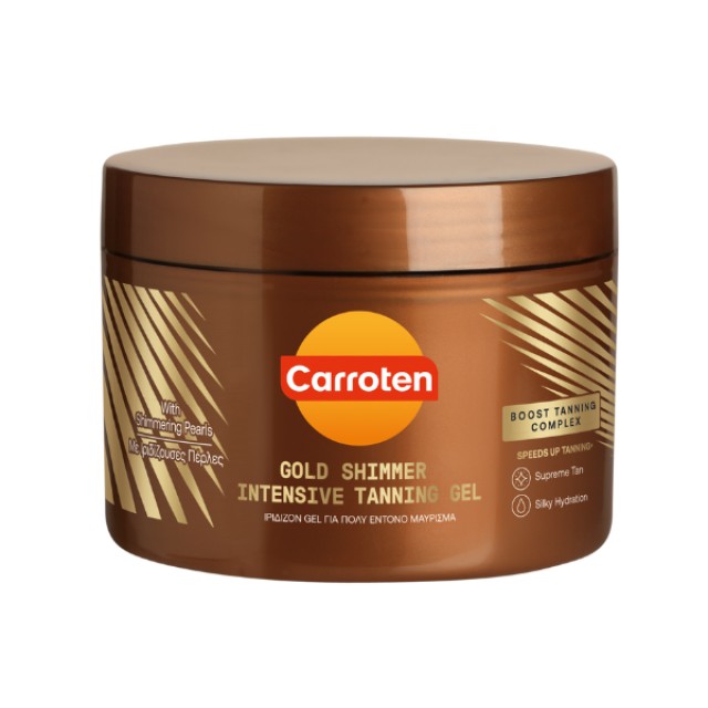 Carroten Ιριδίζον Gel Gold Για Πολύ Έντονο Μαύρισμα, 150ml