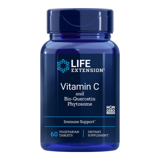 Life Extension Vitamin C + Bio-Quercetin Phytosome Βιταμίνη C 1000MG, 250 Tαμπλέτες