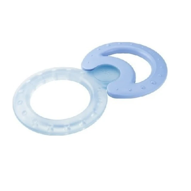 Nuk Cool Teething Ring Set 3m+ Color:Blue - Purple 2 Pieces [...