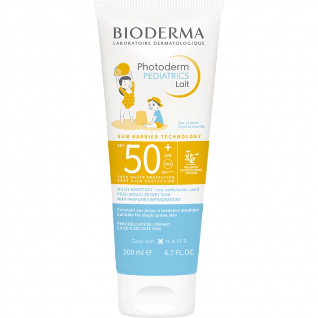 Bioderma Photoderm Pediatrics Lait Αντηλιακό Γαλάκτωμα Σώματος για Παιδιά SPF50+, 200ml