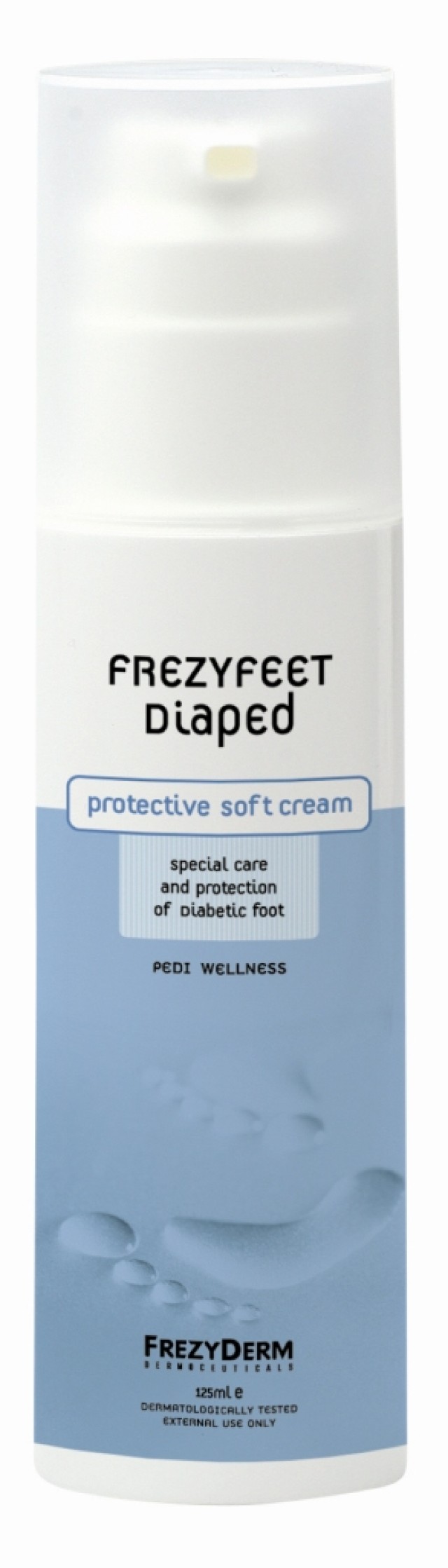 Frezyderm FrezyFeet Diaped Cream Κρέμα Προστασίας και Περιποίησης για το Διαβητικό Πόδι, 125ml