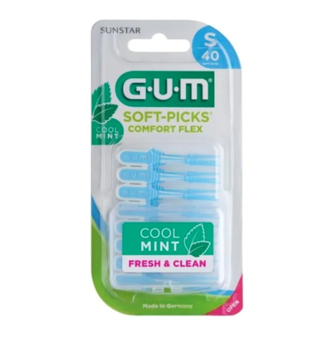 Gum Soft-Picks Comfort Flex Cool Mint Small Μεσοδόντια Βουρτσάκια, ...