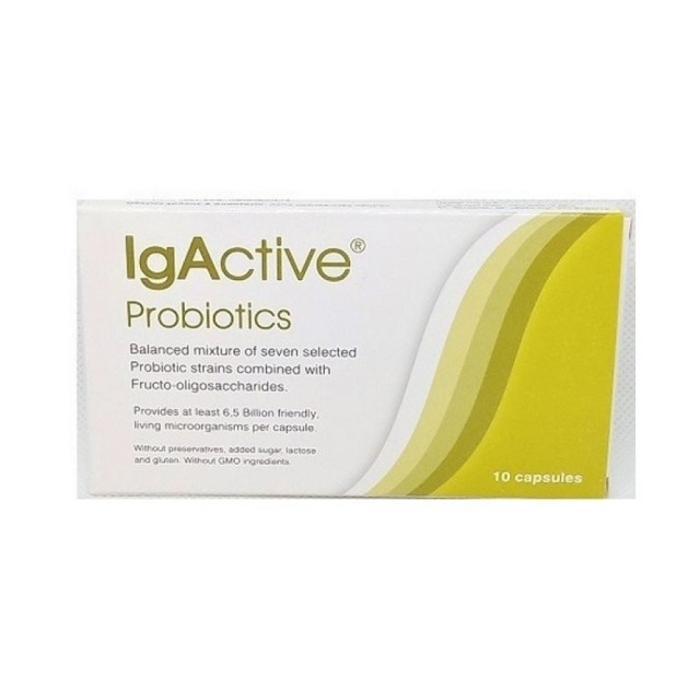 IgActive Probiotics Συμπλήρωμα Προβιοτικών 10 Κάψουλες