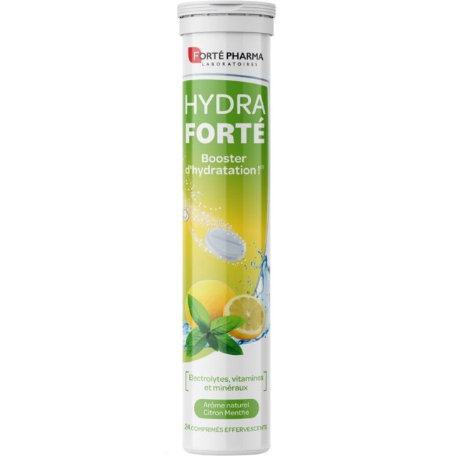 Forte Pharma Hydra Forte Booster Lemon-Mint Flavor Ηλεκτρολύτες με ...