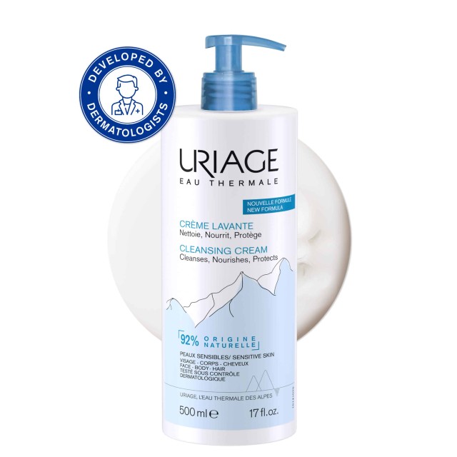 Uriage Eau Thermale Cleansing Cream Κρέμα Καθαρισμού, 500ml