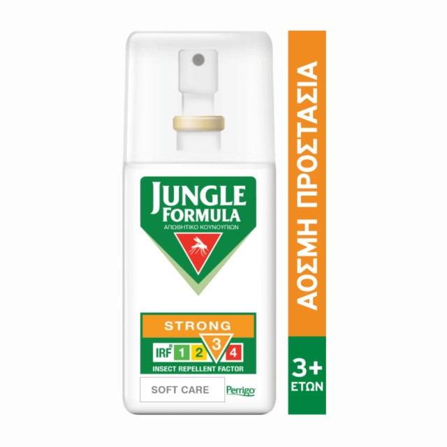 Jungle Formula Strong Soft Care Aντικουνουπικό Σπρέι, 75ml