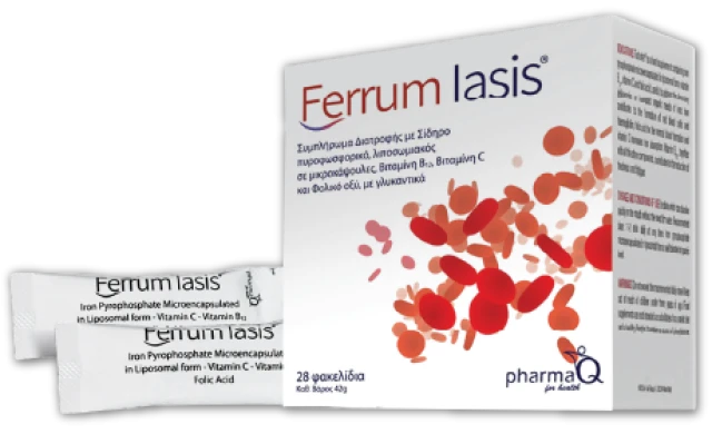 PharmaQ Ferrum Iasis Dietary Supplement for Iron Deficiency, ...