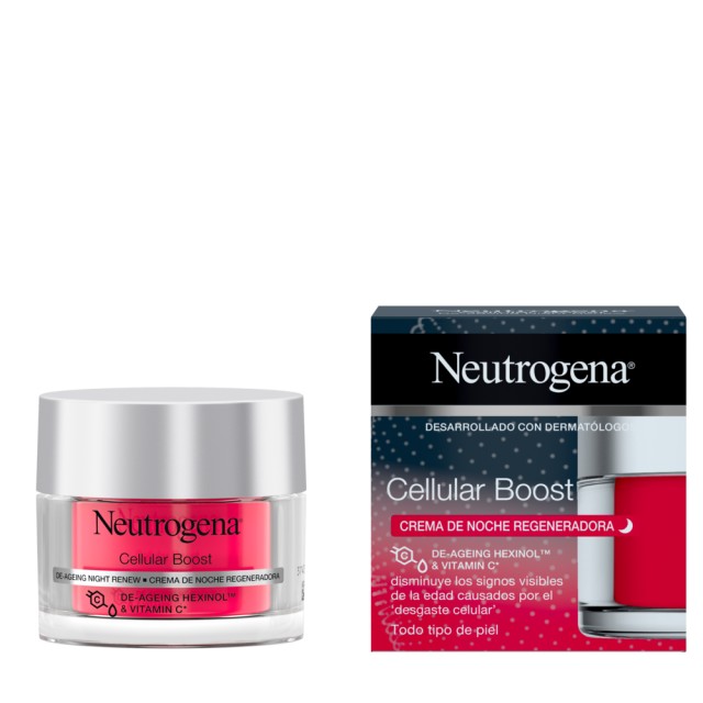 Neutrogena Cellular Boost De Ageing Night Renew Αντιγηραντική Κρέμα Νυκτός, 50ml