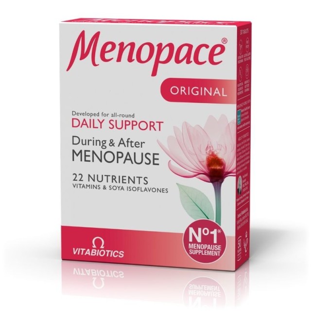 Vitabiotics Menopace Original Για την Εμμηνόπαυση, 30 Tαμπλέτες