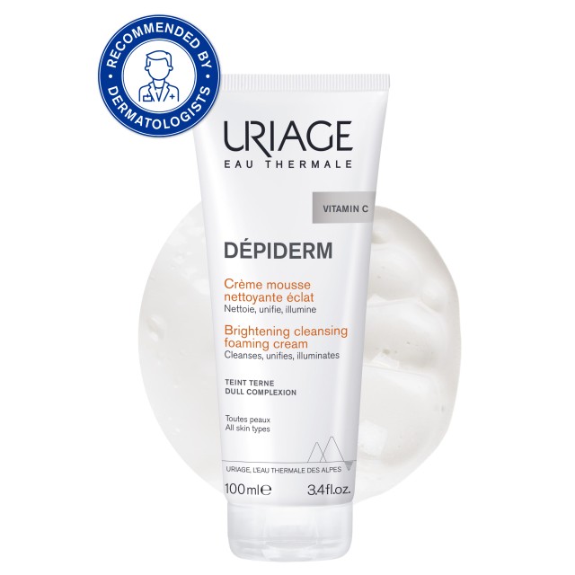 Uriage Depiderm Brightening Cleansing Foaming Αφρός Καθαρισμού Προσώπου, 100ml